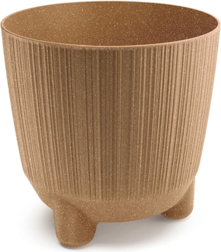 Květináč Ryfo Eco Wood 19,5 cm naturo