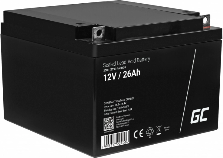 Akumulátor AGM VRLA 12 V 26 Ah