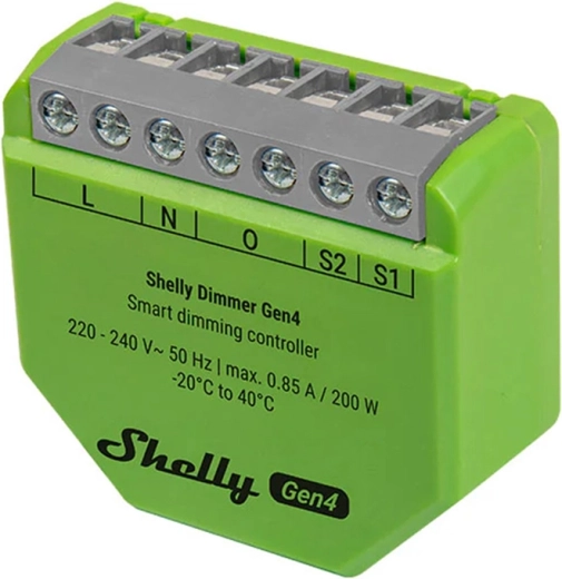 Shelly Dimmer Gen4 inteligentní stmívač se Zigbee a Matter