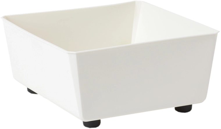 Květináč SAGA krémový 28,5 × 28,5 cm