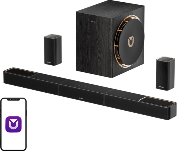 Soundbar ULTIMEA Skywave X50 s Dolby Atmos (5.1.4) a 8" subwooferem