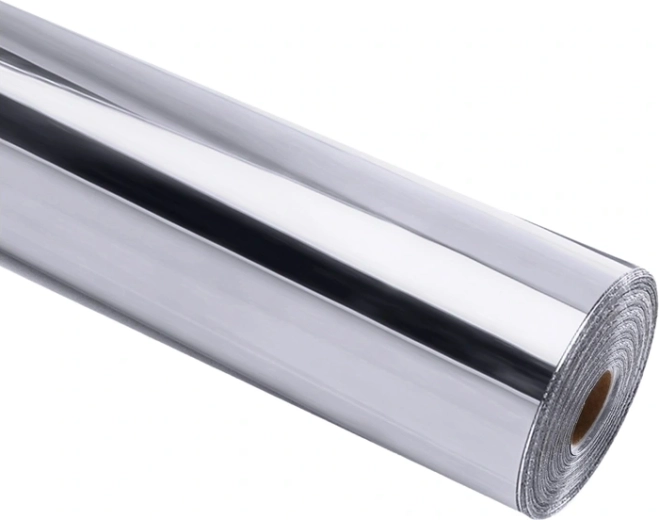 Samolepicí fólie HTVRONT Chrome Metallic stříbrná 30,5 × 90 cm