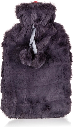 Zahřívací láhev Plush 2 l s černým návlekem