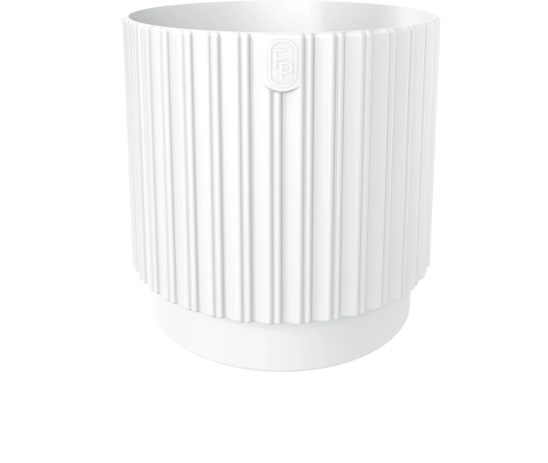 MIKA Cyli Petit ECO recyklovaná květináčová nádoba 22 cm bílá
