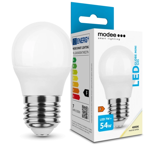 Modee LED žárovka G45 7 W E27, 700 lm, neutrální bílá