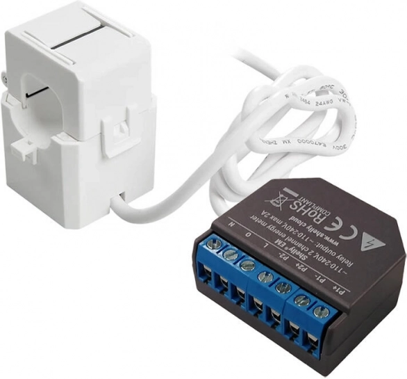 Shelly EM Sada s 50A Transformátorem pro Měření Energie