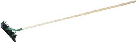 Oboustranný provzdušňovač trávníku 36 × 13 cm s násadou