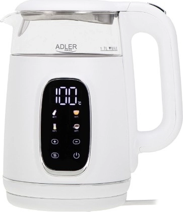Elektrická konvice Adler s regulací teploty 1,7 l