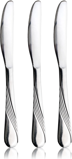 Jídelní nůž z nerezové oceli CELESTRA, sada 3 ks