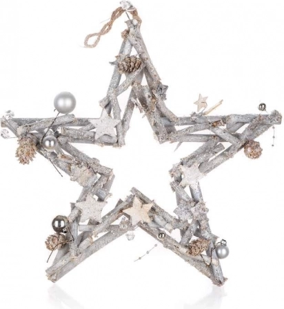 Vánoční závězdná hvězda 35 cm, přírodní