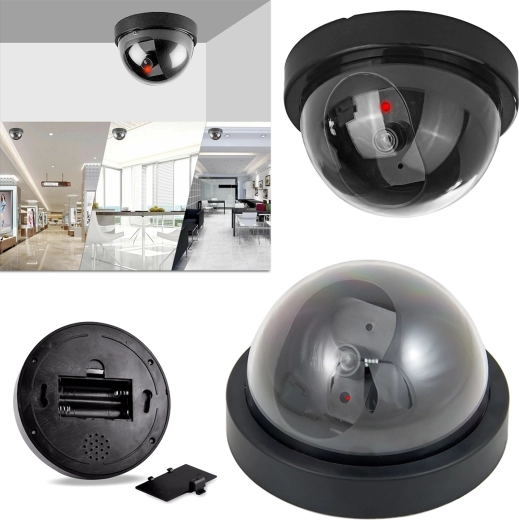 Atrapa kopulové bezpečnostní kamery s LED diodou