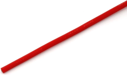 Silikonový kabel MSP 2,1 mm² (14 AWG) červený - 1 m
