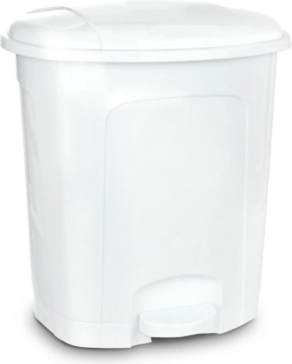 Odpadkový koš UH s pedálem 21 l bílý