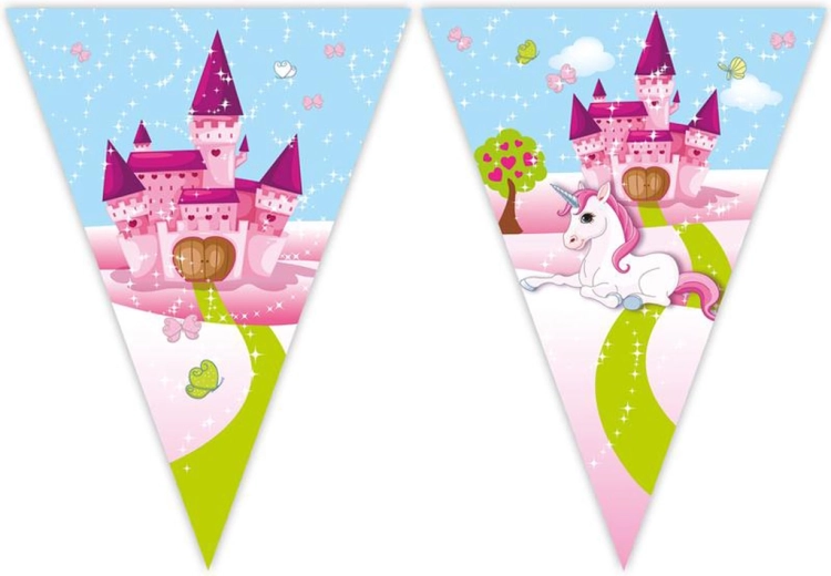 Girlanda s motivem jednorožce