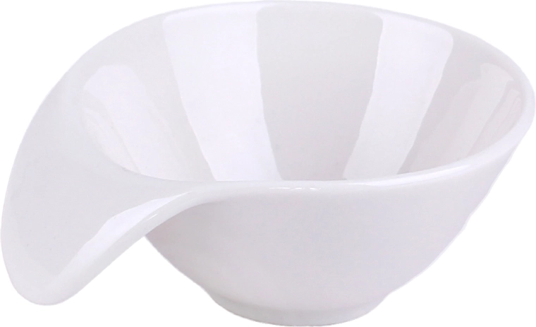 Porcelánová servírovací miska s uchem 65 ml, bílá