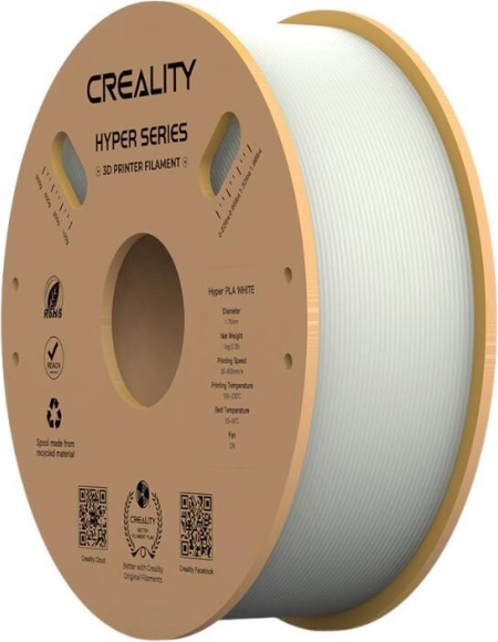 Filament creality hyper pla bílý 1,75 mm