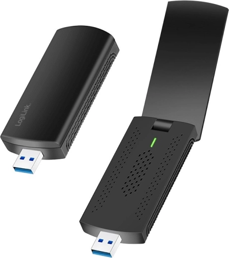 USB Wi‑Fi 6E adaptér s magnetickým stojánkem LOGILINK