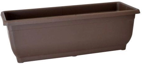 Samozavlažovací truhlík AQUA GLORIA bez misky 50 cm hnědý