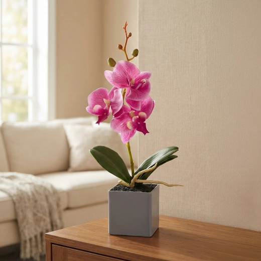 Umělá dekorativní orchidej 29,5 cm - 1 kus