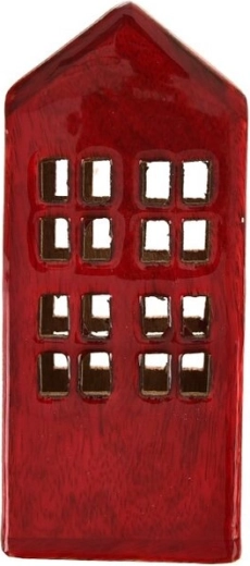 Domeček mango red 7 × 5,5 × 16 cm