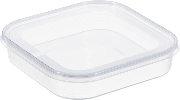 Dóza HELSINKI čtvercová 0,9 l plastová