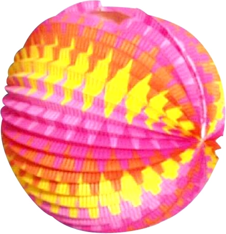 Lampion kulatý 25 cm