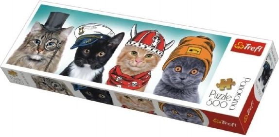 Panoramatické puzzle TREFL - Hebký tým 500 dílků