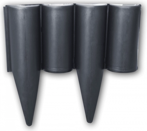 Plastová palisáda PALGARDEN šedá 12,5 cm x 2,5 m