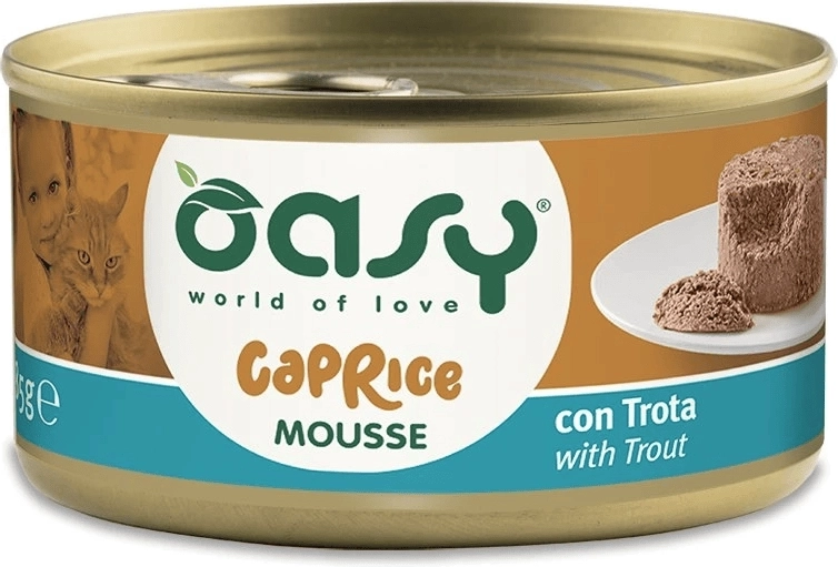 oasy caprice mousse s pstruhem 85 g
