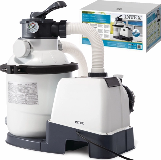 Písková filtrace k bazénu Intex 5700 l/h s Hydro Aeration a časovačem