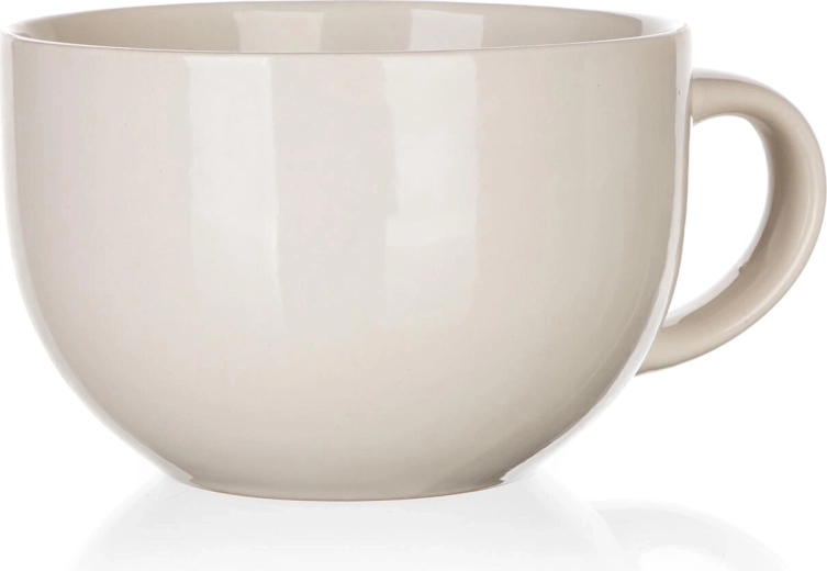 Keramický jumbo hrnek 800 ml Natural – slonová kost