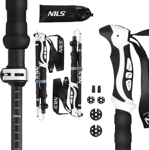 Skládací trekingové hole NILS TK8603 z hliníku 7075