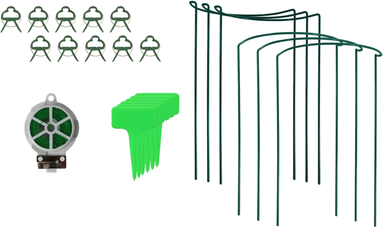 Zahradní podpora pro rostliny 21 × 35 cm se sadou příslušenství