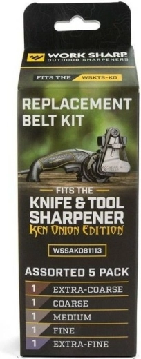 Work Sharp sada brusných pásů pro Ken Onion Edition, 5 ks