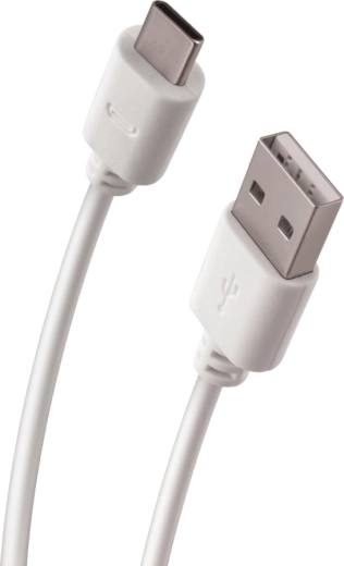 Forever kabel USB – USB‑C 1 m, 2 A, bílý