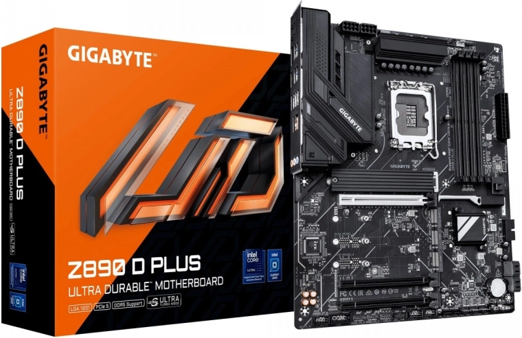 Gigabyte Z890 d plus základní deska ATX pro Intel LGA1851