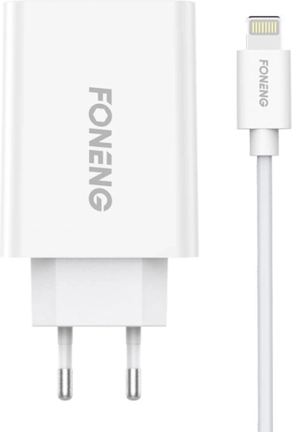 Rychlonabíječka Foneng s jedním USB portem 10,5 W + kabel USB–Lightning