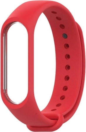 Silikonový řemínek pro XIAOMI MI BAND 3/4 – červený
