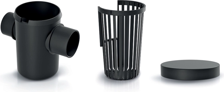 Vnější filtr hrubých nečistot na dešťovou vodu – 3dílná sada