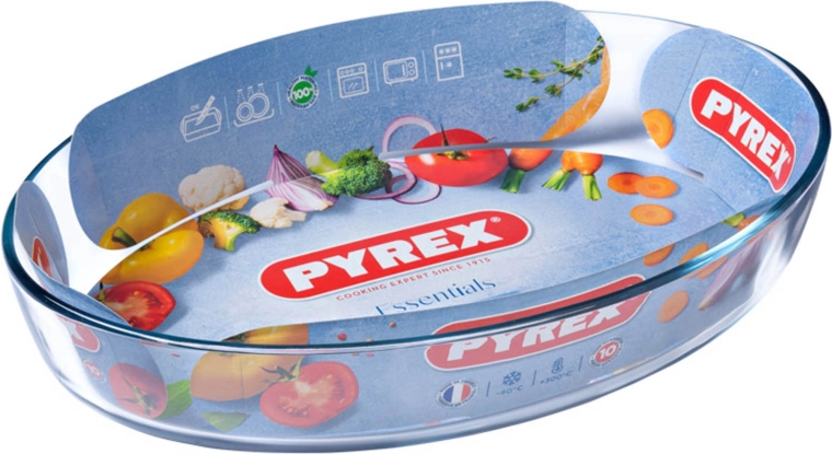 Zapékací oválná mísa PYREX 3,1 l sklo 35 × 24 × 6 cm