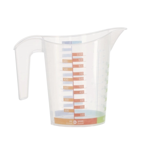 Plastový odměrný džbán 1 l s rukojetí