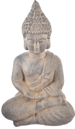 Keramická dekorace Budha šedá 41 cm
