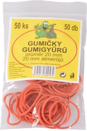 Gumičky 20 mm, balení 50 ks