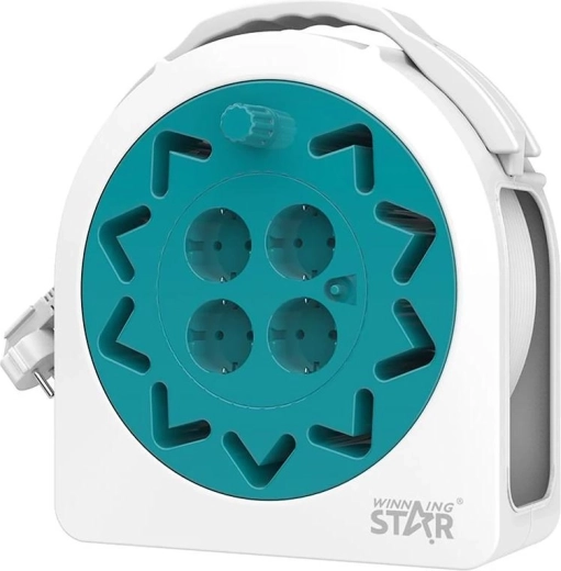 WinningStar naviják s 20m kabelem a 4 zásuvkami 230 V