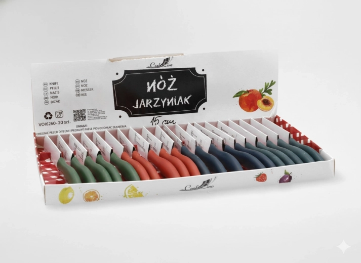 Kuchyňský nůž na zeleninu 15 cm, balení 20 ks