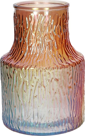 Váza Polina broskvová perleťová 19,8 cm