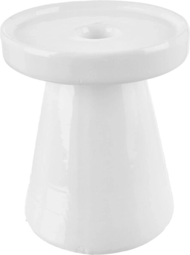 Porcelánový svícen bílý