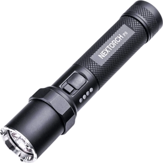Nextorch P8 kompaktní taktická svítilna 1600 lm s vestavěným nabíjením USB-C