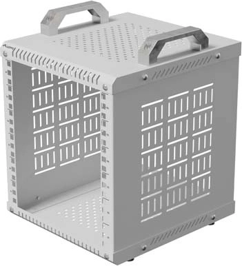 Lanberg otevřený rack 10" 6U 280 × 300 šedý