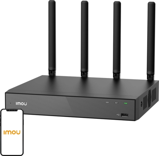 Imou Wi‑Fi IP videorekordér 18kanálový (Wi‑Fi 6, 4K, H.265, až 16 TB)